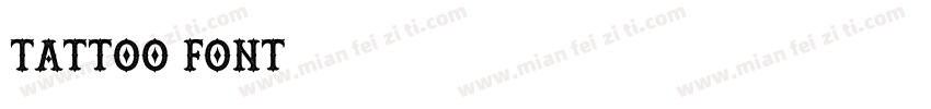 Tattoo font字体转换